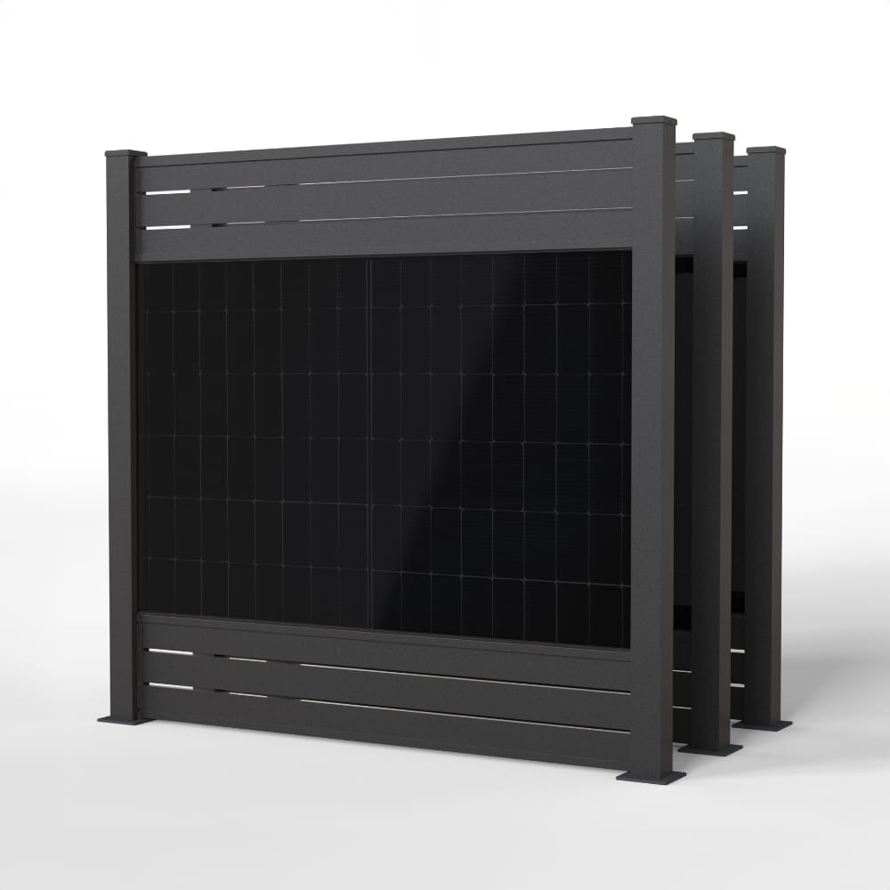 Zaun-Solarkraftwerk ALUNA 180 1200W – Produktfoto