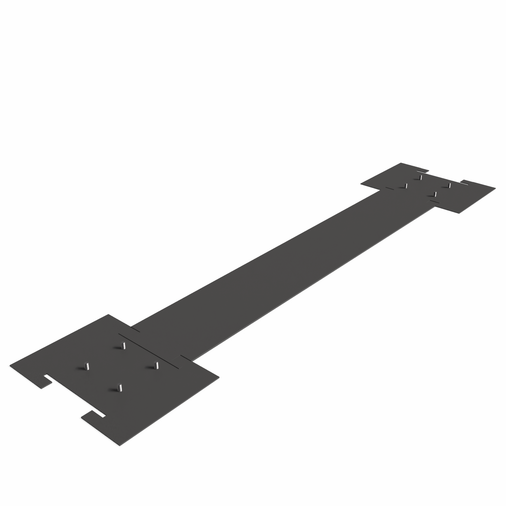 Musterzaun: Set Aufstellplatten für ein Zaunfeld Musterzaun: Set Aufstellplatten für ein Zaunfeld