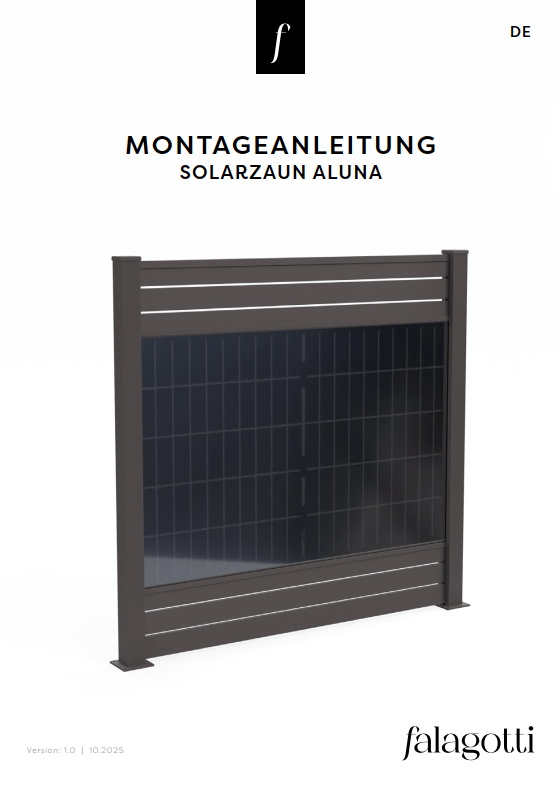 Montageanleitung Aluna Titelseite
