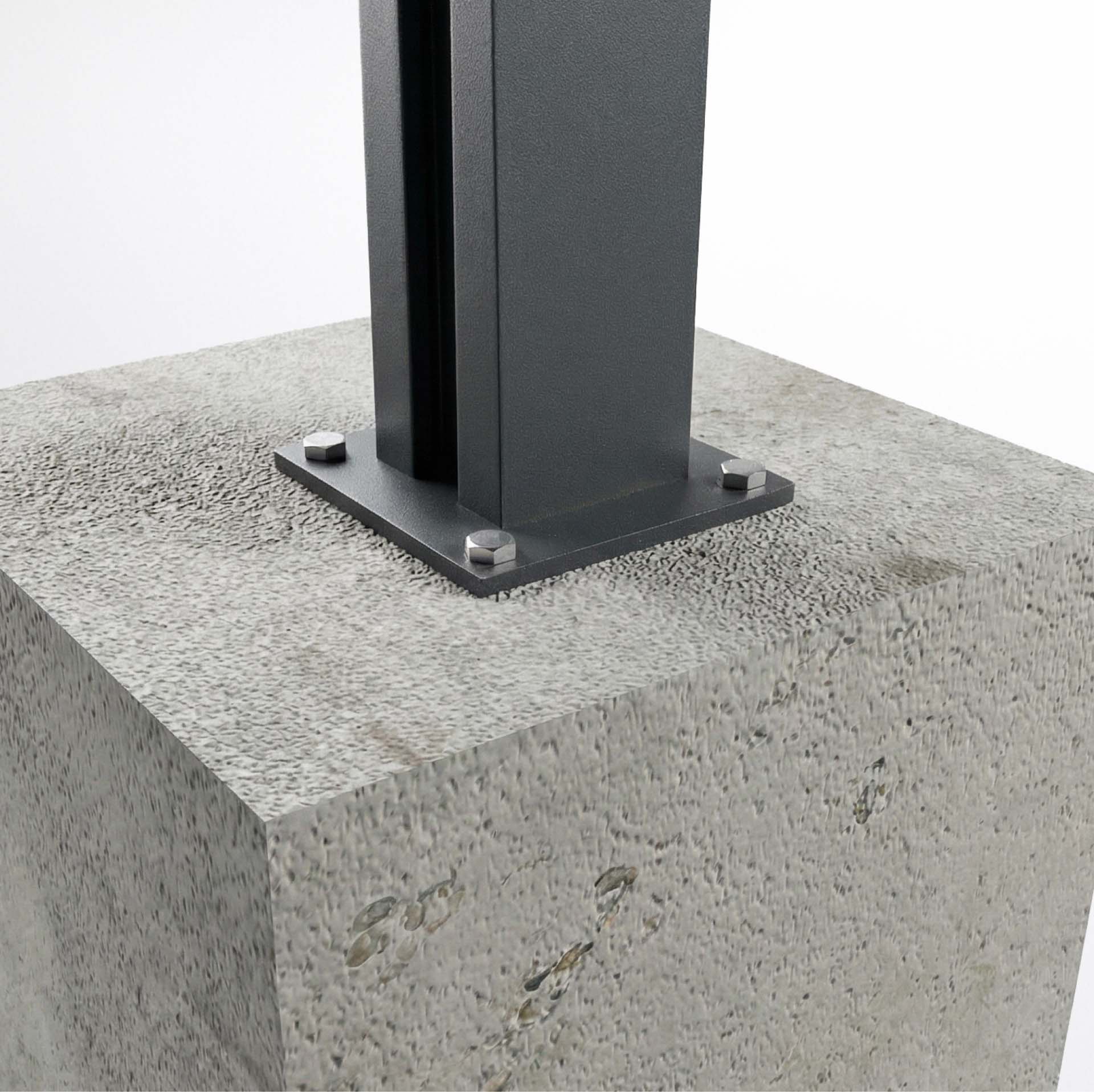 Zaunpfosten aufdübeln – Montageanleitung für Boden und Terrasse